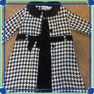 Houndstooth Dress & Coat Combo